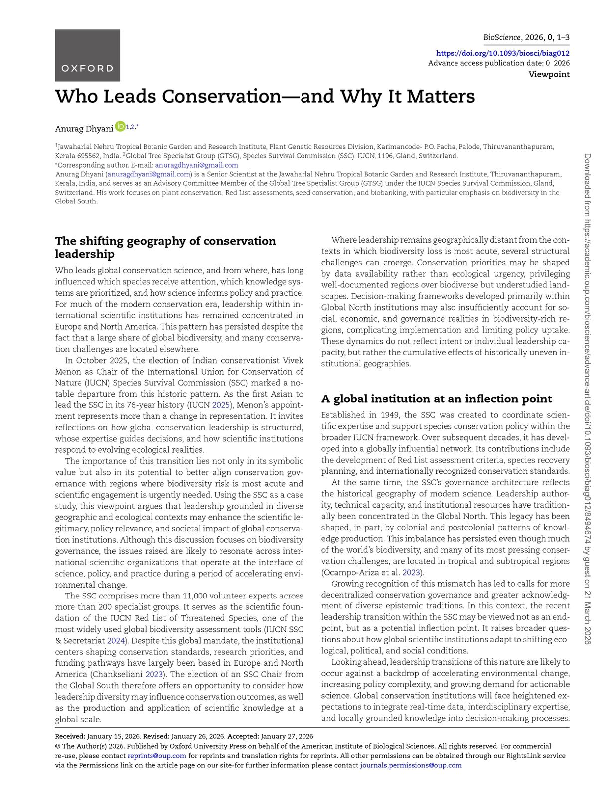 Ne Publication Alert-Dr Anurag Dhyani